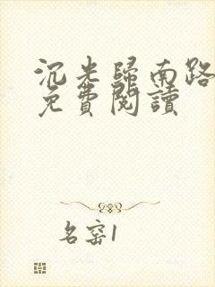 沉光归南路全文免费阅读