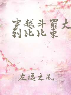 穿越斗罗大陆推到比比东