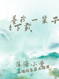 养我一辈子txt下载