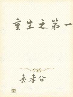 重生之第一名媛