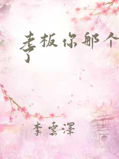 老板你那个太长了