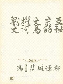 刘耀文宋亚轩车文河马的秘密河润滑油