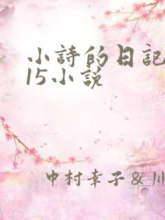 小诗的日记1一15小说