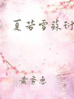 夏若雪苏衍小说