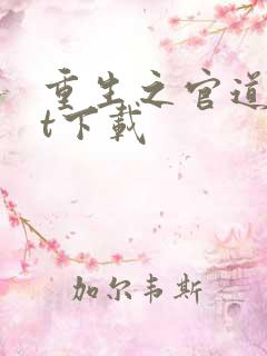 重生之官道txt下载