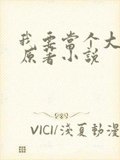 我要当个大坏蛋原著小说