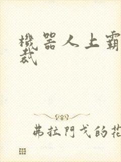 机器人上霸道总裁