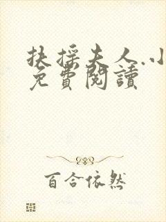 扶摇夫人.小说免费阅读