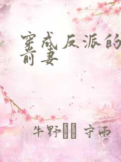 穿成反派的炮灰前妻