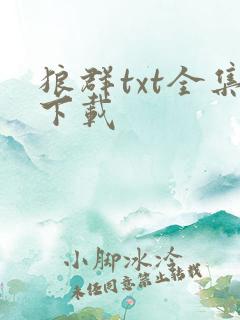 狼群txt全集下载