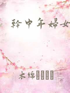 干中年妇女小说