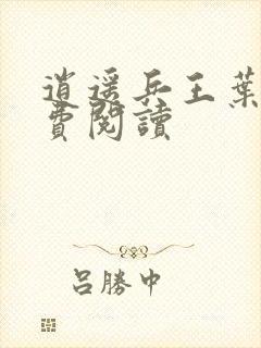 逍遥兵王叶成免费阅读