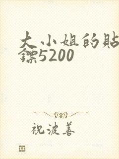 大小姐的贴身保镖5200