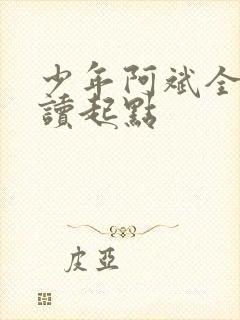 少年阿斌全文阅读起点