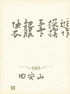 他把手探进我的衣服下摆作文