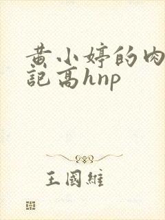 黄小婷的肉欲日记高hnp