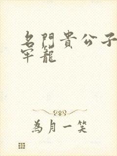 名门贵公子炙热牢笼