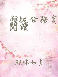 超级公务员全文阅读