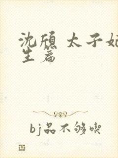 沈颀 太子妃重生篇