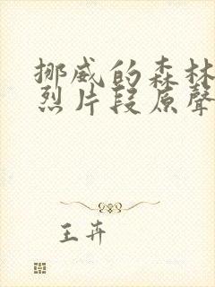 挪威的森林的激烈片段原声