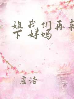 姐 我们再来一下 好吗