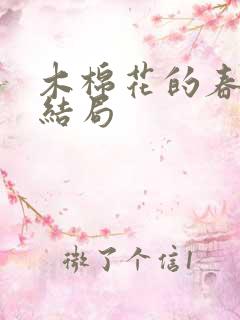 木棉花的春天大结局