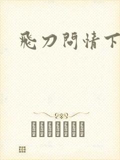 飞刀问情下载