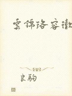 云锦珞容彻小说