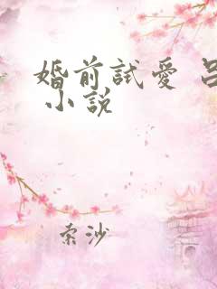 婚前试爱 吕颜 小说