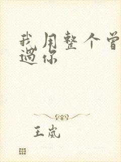 我用整个曾经爱过你