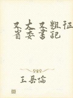 又大又粗征服女省委书记