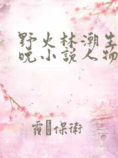 野火林潮生林晚晚小说人物野火