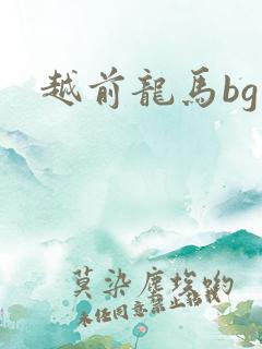 越前龙马bg