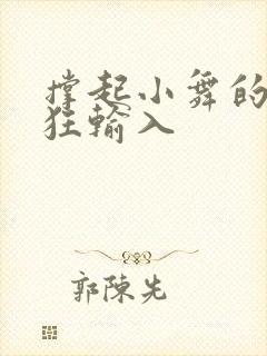 撑起小舞的腿疯狂输入