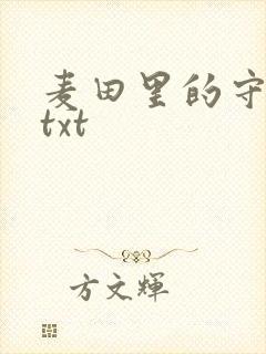 麦田里的守望者txt