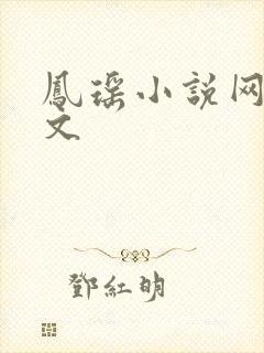 凤瑶小说网高辣文