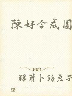 陈好合成图