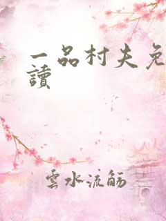 一品村夫免费阅读