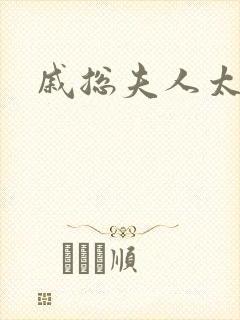 戚总夫人太迷人