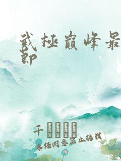 武极巅峰最新章节