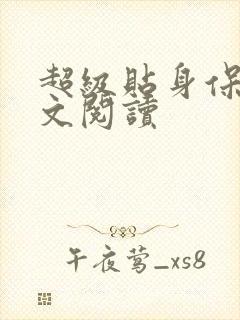 超级贴身保镖全文阅读