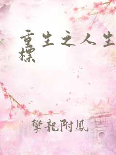 重生之人生新目标