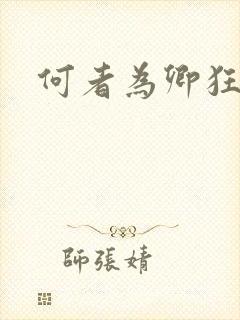 何者为卿狂