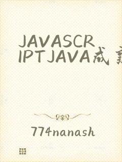 JAVASCRIPTJAVA成熟亲子