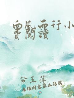 向风而行小说免费阅读