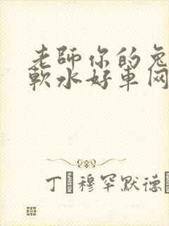 老师你的兔子好软水好车网站