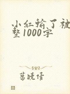小红输了被小明整1000字