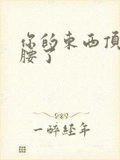 你的东西顶到我腰了