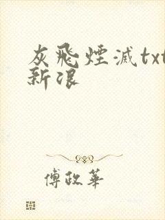 灰飞烟灭txt新浪