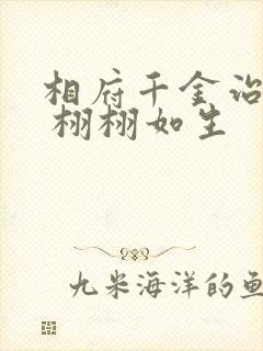 相府千金治病记 栩栩如生